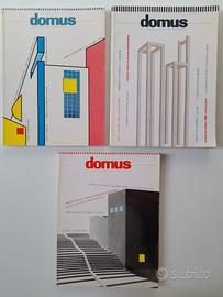 DOMUS 1988, '89, rivista design vintage, lotto 3 p