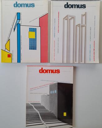 DOMUS 1988, '89, rivista design vintage, lotto 3 p