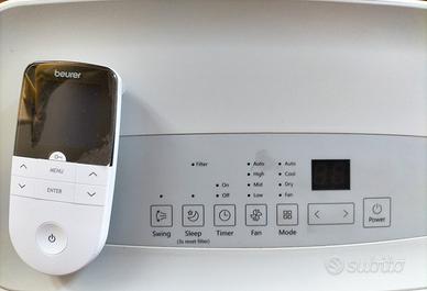 condizionatore deumidificatore con telecomando 