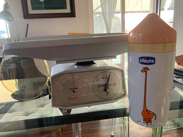 Bilancia pesa neonato e thermos Chicco