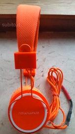 NEW WAVE Originali Cuffie Arancio fluo