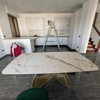 Tavolo allungabile in vetro ceramica