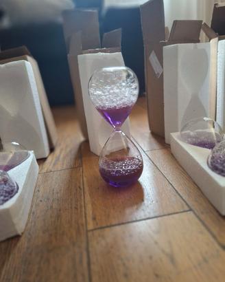 9 Clessidre ad acqua VIOLA (7€ cad)