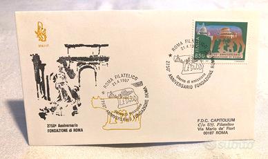 Roma 2750º Anniversario - Busta FDC Numerata 1997