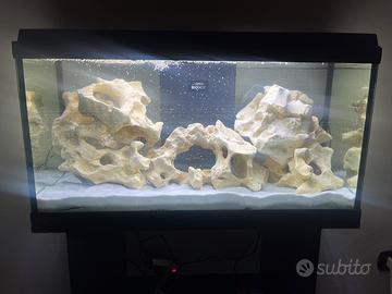 Acquario 100 litri completo