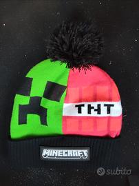 cappello Minecraft originale con pon pon