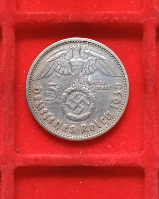 Germania 5 Reichsmark Argento 1936 (A) Berlino.