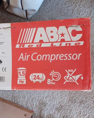 Compressore ABAC Red Line 24 litri