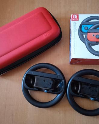 Volanti e custodia per Nintendo Switch