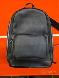 Burberry Zaino London Check con Dettagli in Pelle