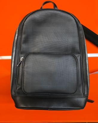 Burberry Zaino London Check con Dettagli in Pelle
