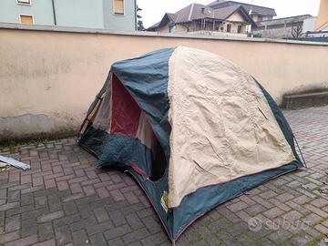 Tenda campeggio igloo per 4 persone 240x220 cm