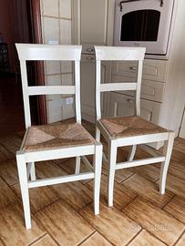 4 sedie cucina in legno chiaro