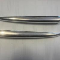 2 baffi per fregio anteriore alluminio fiat 500 d