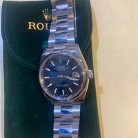 rolex datejust 36 blu