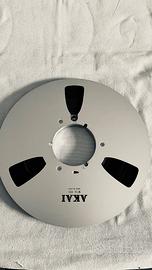 BOBINA IN ALLUMINO  PER REEL AKAI 26,5 CM DIAMETRO