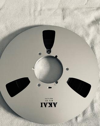 BOBINA IN ALLUMINO  PER REEL AKAI 26,5 CM DIAMETRO