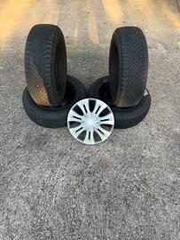 Gomme termiche Firestone 15’ + cerchi+copricerchi