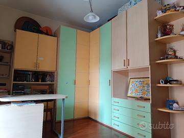 armadio + scrivania cameretta ragazzi