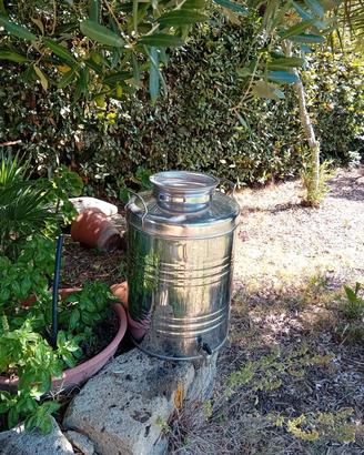 Fusto in acciaio inox da 50 litri