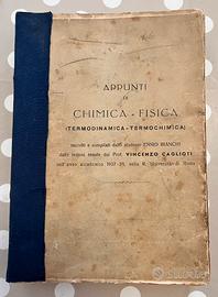 Appunti chimica fisica 1930
