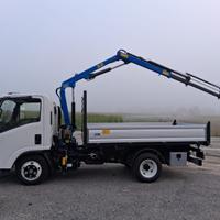 ISUZU M21 T 35 QUINTALI GRU E RIBALTABILE