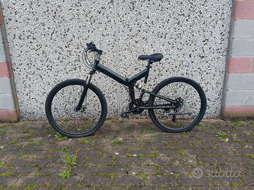 Mountain Bike Biammortizzata Total Black