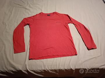 Maglia a maniche lunghe rossa