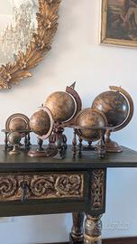 collezione di 6 mappamondi vintage