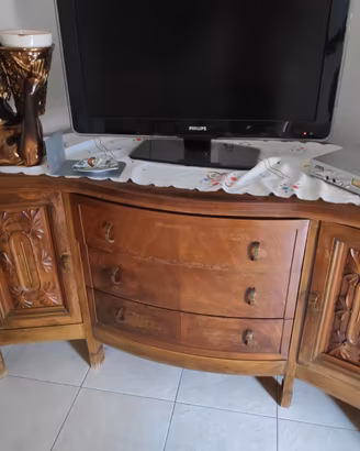 Mobile ad angolo in legno