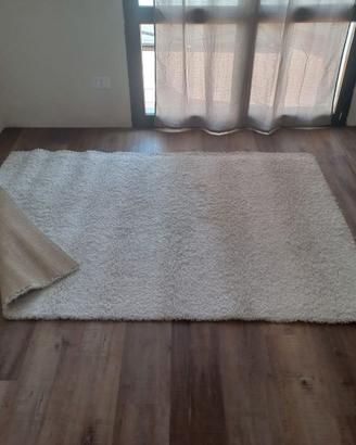 Tappeto bianco pelo lungo IKEA 33x195