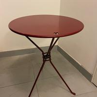 Tavolino Cumano Zanotta rosso