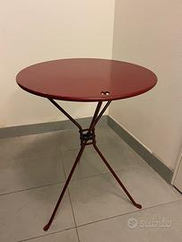 Tavolino Cumano Zanotta rosso