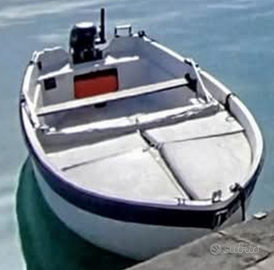 Barca in vtr 6 mt con motore selva 15 cv 4 Tempi