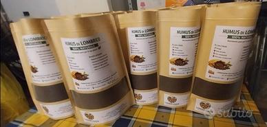 HUMUS DA LOMBRICO 100% NATURALE