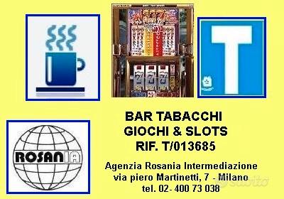 Bar tabacchi giochi & slots (rif. t/013685)