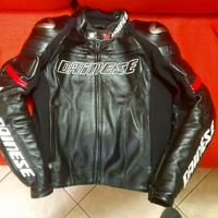 giacca moto pelle Dainese 
