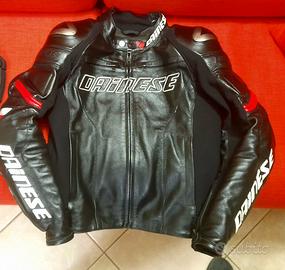 giacca moto pelle Dainese 
