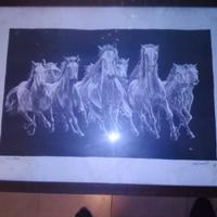 quadro litografia di giaccaglia ettore