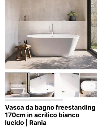 vasca freestanding  Raina 170x80x58  IMBALLATA!!!