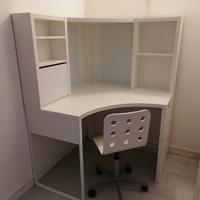 MICKE IKEA Mobile studio angolare, bianco