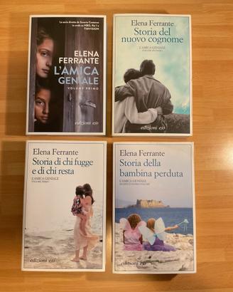 Elena Ferrante quadrilogia L’amica geniale Ed.e/o