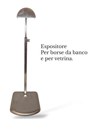 5 Espositori per borse  da banco e per vetrina 