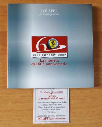 Ferrari - La moneta dei 60 anni originale