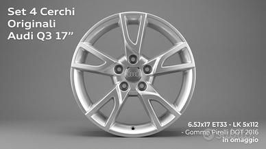 Set 4 Cerchi Originali Audi Q3 17" - Modello 8U - 