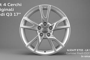 Set 4 Cerchi Originali Audi Q3 17" - Modello 8U - 