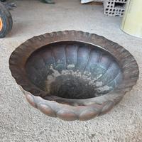 Catino in rame battuto vintage,decorativo !