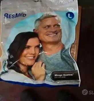 Maschera CPAP ResMed Mirage Quattro taglia L NUOVA