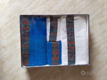 Gabel set spugne 2 asciugamani + 2 ospiti anni 80