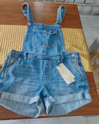berska salopette jeans tg xs